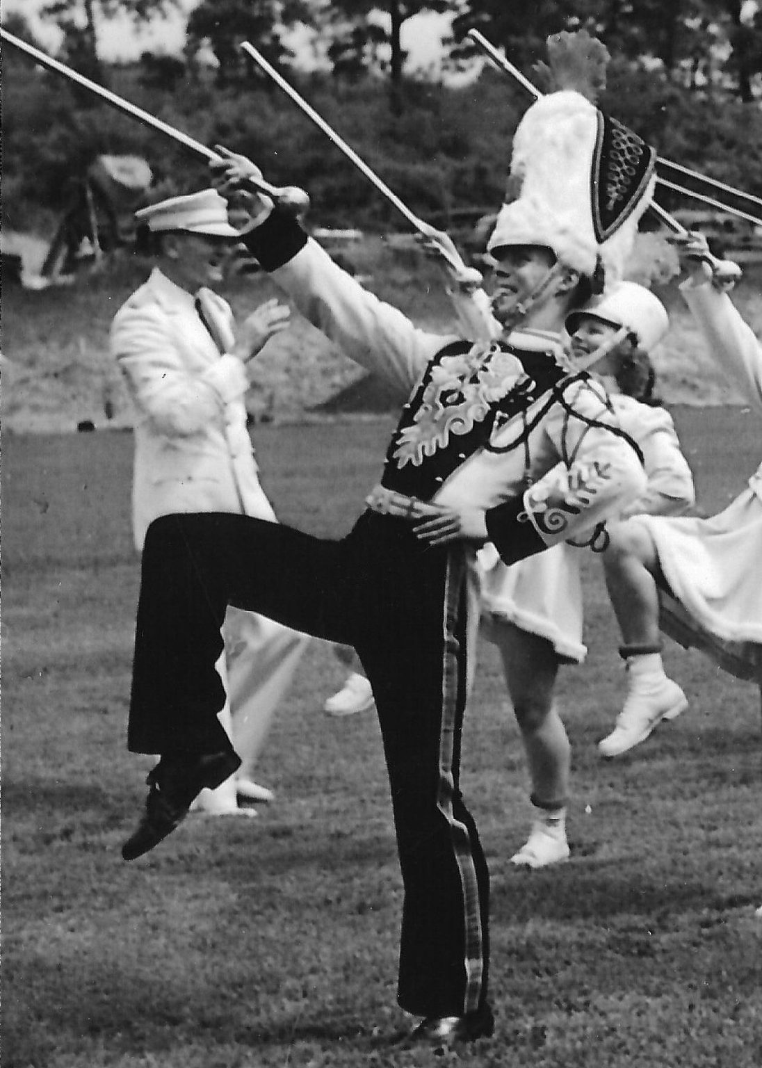 Drum Majors Massillon Tiger Swing Band
